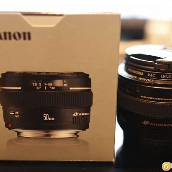 Canon EF 50mm 1.4 USM 行貨 有盒 有保用證