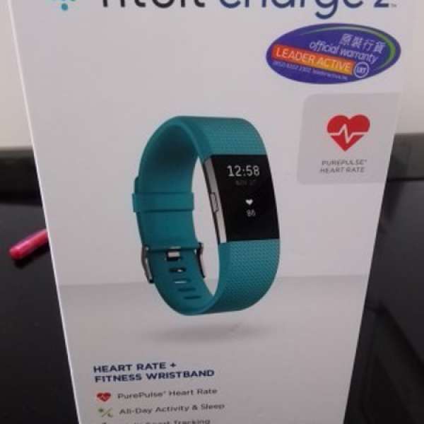 全新Fitbit Charge 2 智能手帶 (藍色)