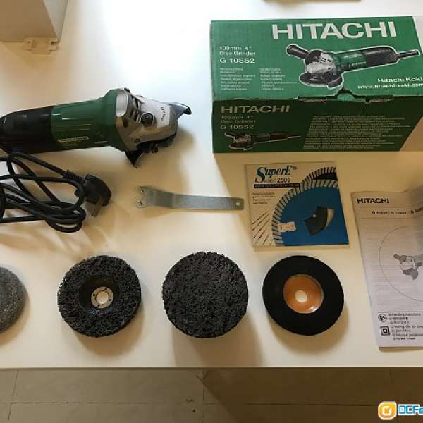 日立牌 4 寸圓盤研磨機 + 5 磨頭 Hitachi 100mm / 4" disc grinder