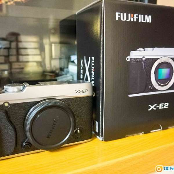 Fujifilm X-E2 銀黑機身 行貨剛過保, 95%new,