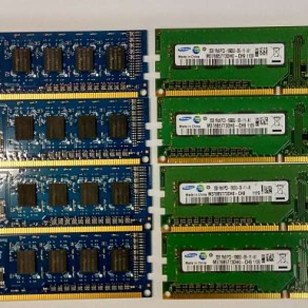 廠機 RAM DDR3 2G 1333 (單面共8條)