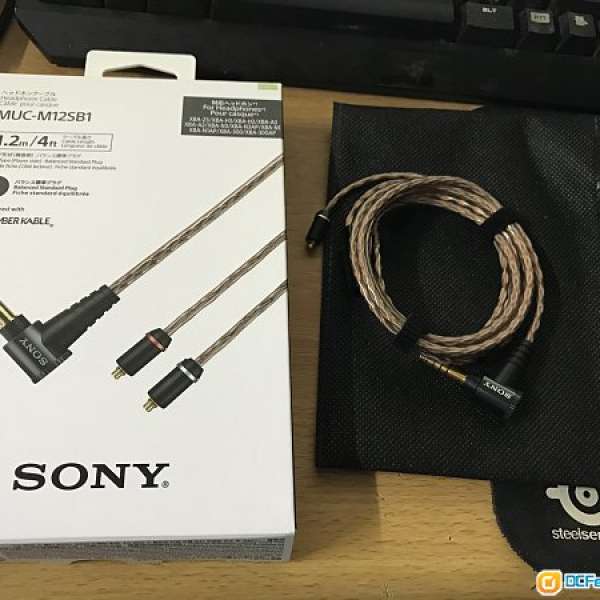 出售99%新 SONY MUC-M12SB1 4.4平衡線(MMCX)