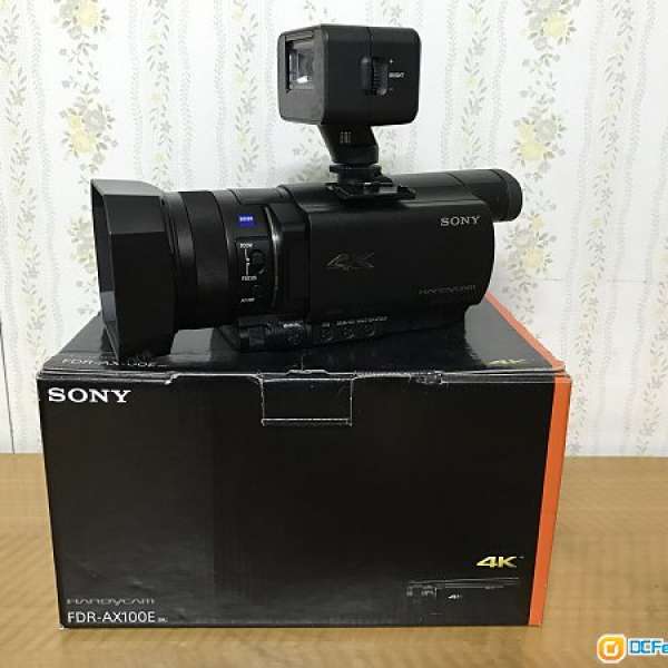 Sony FDR-AX100E 4K 攝錄影機