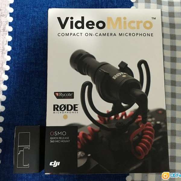 RODE VideoMicro & Osmo - Quick Release 360° Mic Mount