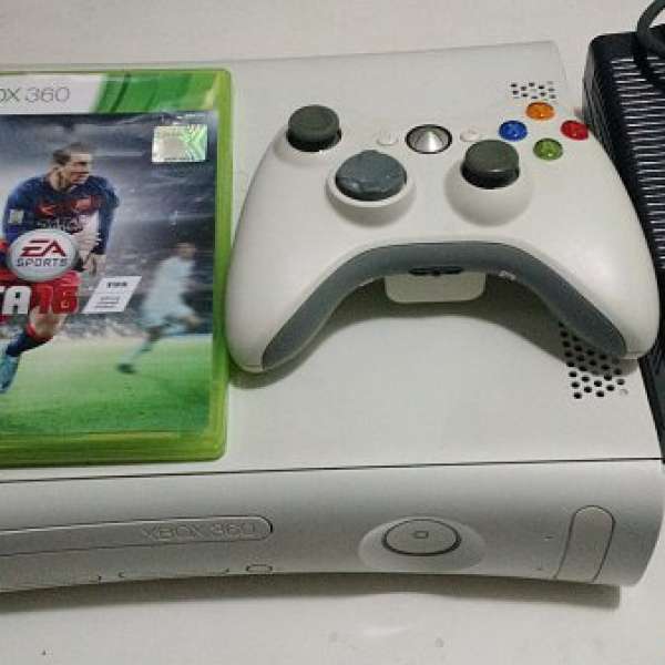 Xbox360遊戲機 HDMI版+ FIFA 16 + 原廠無線手掣 , xbox 360