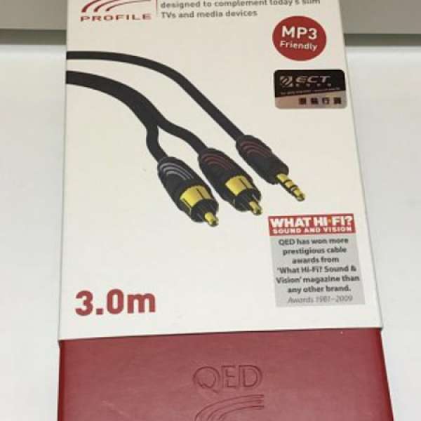 QED 3.5mm jack to Stereo RCA