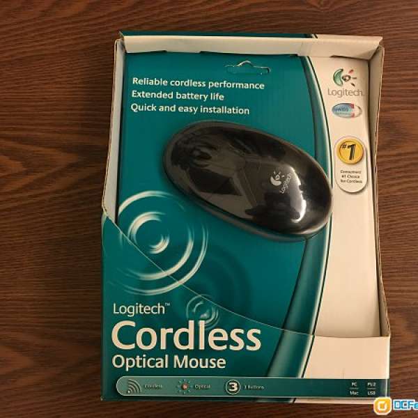 出售99% Logitech Cordless Optical Mouse 無線滑鼠