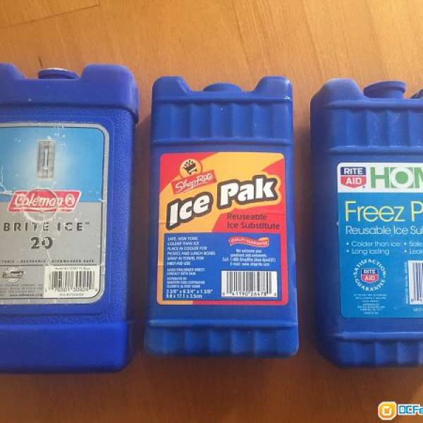 ICE PAK FREEZ PAK BRITE ICE 冰袋 乾冰 3個
