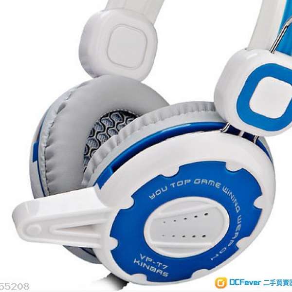 電競有線耳機 (連咪,) Kinbas HQ Gaming Headset w/ Microphone (VP-T7-Blue)