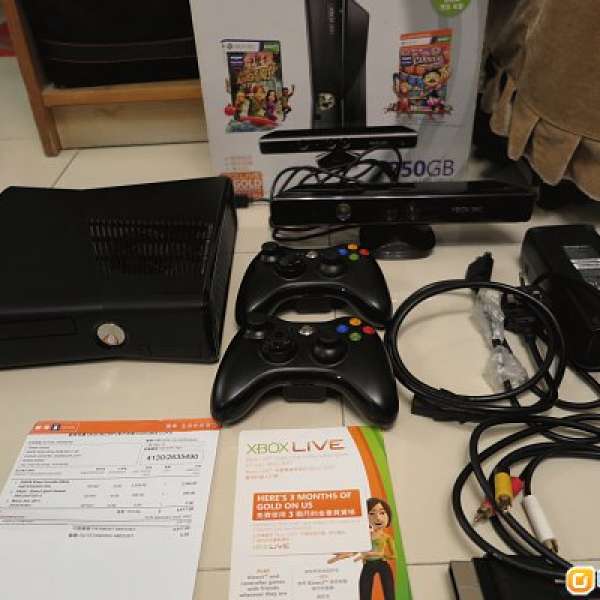 Xbox360 250GB 有 kinect