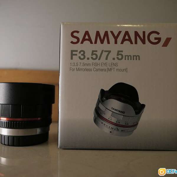 Samyang F3.5 t.5mm fish eye mft