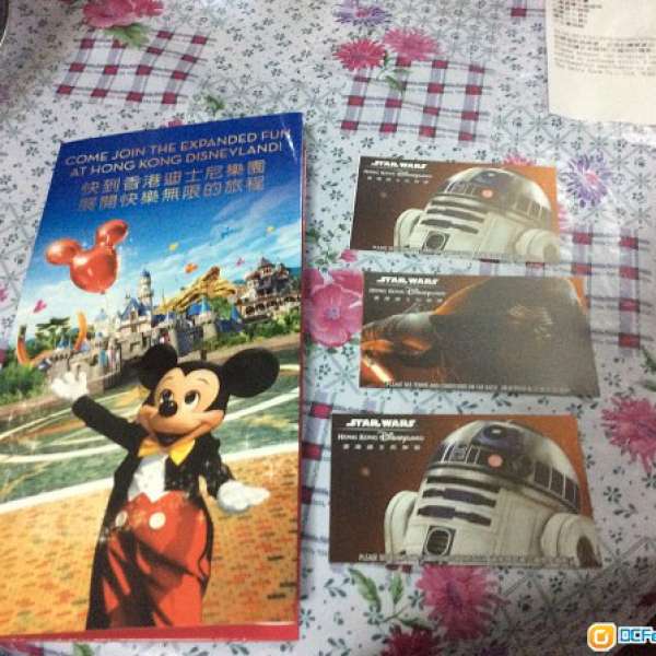 香港迪士尼Disneyland成人門票 ticket