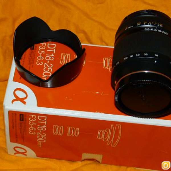 Sony 18-250mm A mount zoom lens
