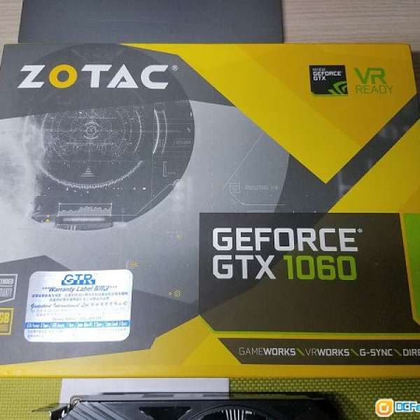 行貨90%新 ZOTAC GTX1060 mini 6GB