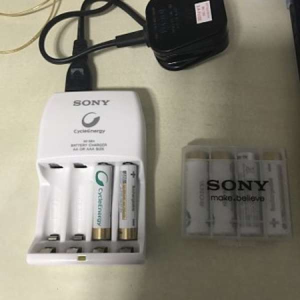 SONY AA充電器(跟4粒AA,2粒AAA)
