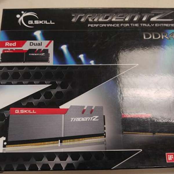 全新未開 G.Skill Trident Z 高性能 DDR4-3200 Ram 16GB (2*8)