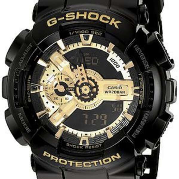 95%新G-Shock GA-110BR-5A 黑金色