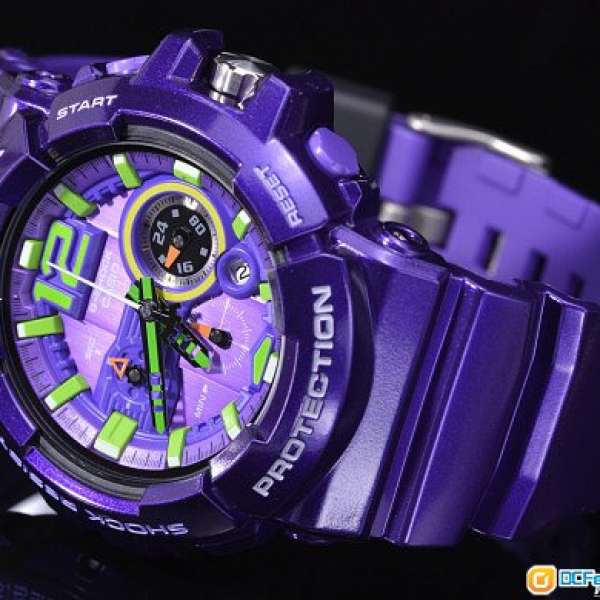 95%新G-Shock GAC-110-6A 紫綠 EVA色