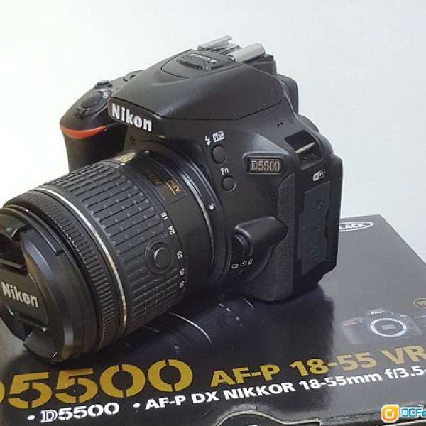 Nikon D5500 w/AF-P DX 18-55MM F/3.5-5.6G VR Kit