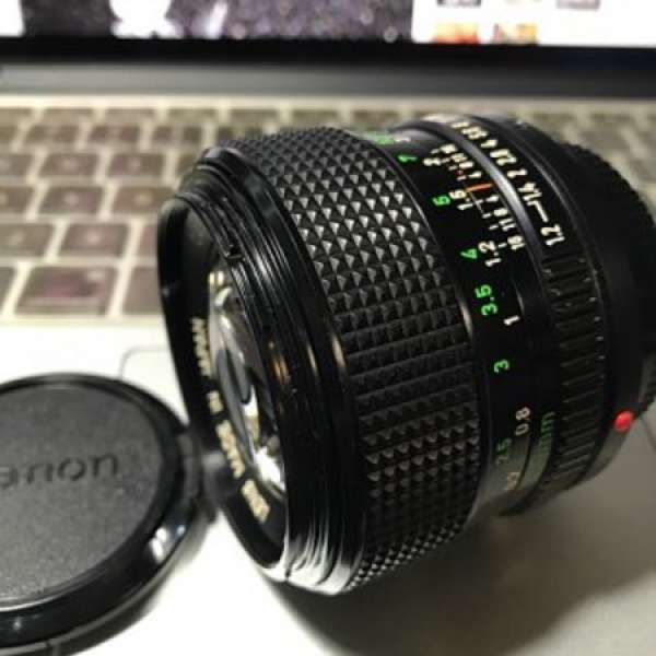 Canon 50mm F/1.2 FD Mount Lens With Caps