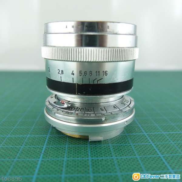 Voigtlander Prominent Ultron 50mm f2 + Contax RF 轉 M mount 有聯動對焦