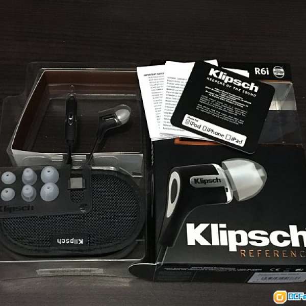 Klipsch Reference R6i Earphone (黑色)