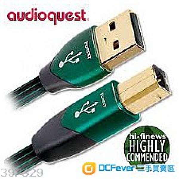 AUDIO QUEST FOREST USB 1.5米  靚 usb 線 DAC 接駁