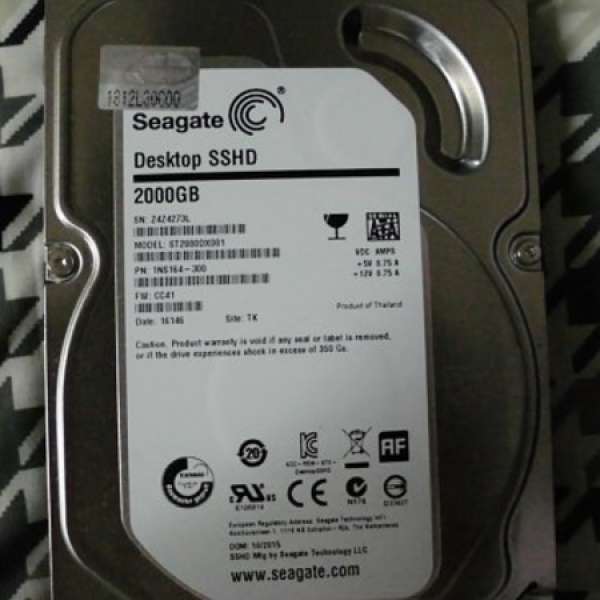 Seagate ST2000DX001 2TB SATA SSHD