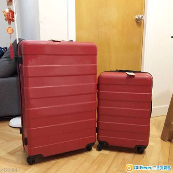 全新日本Muji 紅色行李箱 喼 luggage case