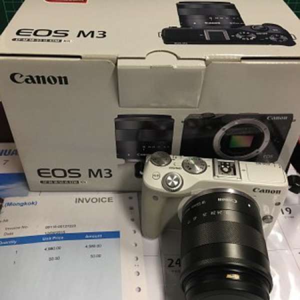 Canon EOS M3 白色 18-55mm Kit Set