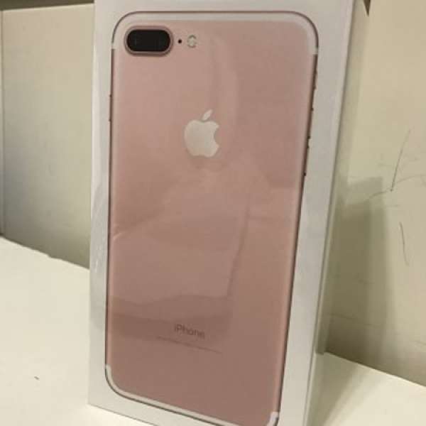 全新iPhone 7 plus Rose Gold 玖瑰金 256gb 原封 有Apple單