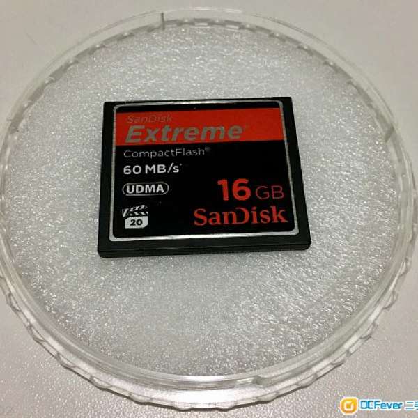 【二手】SanDisk Extreme Compact Flash 16GB CF咭