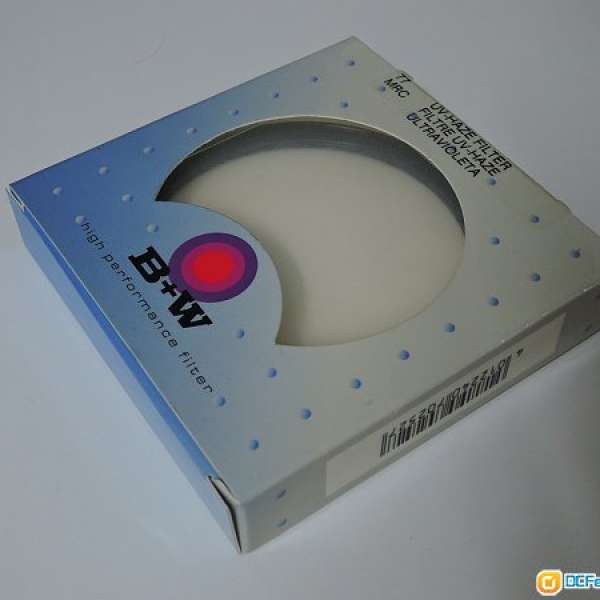 B+W UV-Haze MRC (77mm) filter, NEW