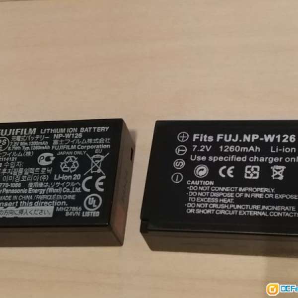 Fujifilm NP-W126 原廠電