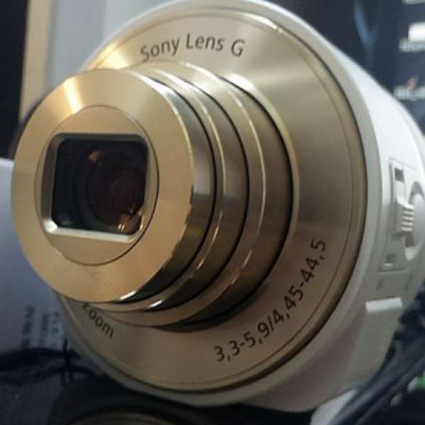 9x%新 Sony Qx10 白色 外置手機鏡頭 10x zoom 1800 萬像素