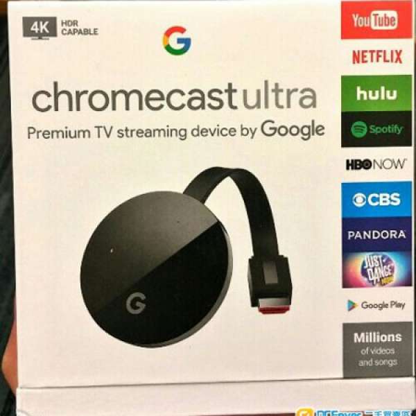 全新未開封 Google Chromecast Ultra