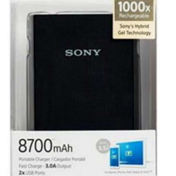 Sony CP-V9 Power Bank 8700mah 黑色