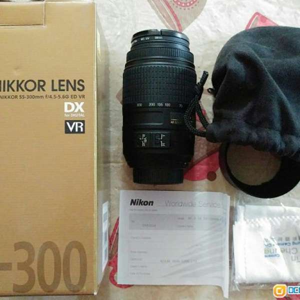 99% new Nikon AF-S DX NIKKOR 55-300mm F4.5-5.6 G ED VR