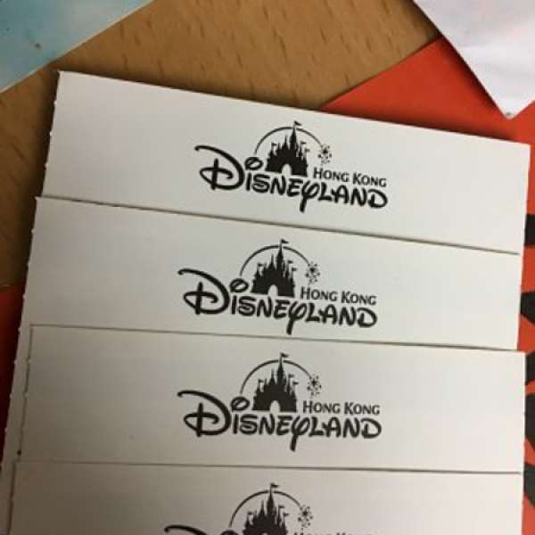 香港迪士尼樂園 Disneyland 成人門票 x 四張