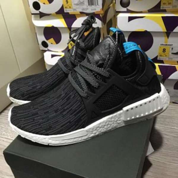 全新 adidas originals NMD XR1 Primeknit PK S32215 Black Blue US9