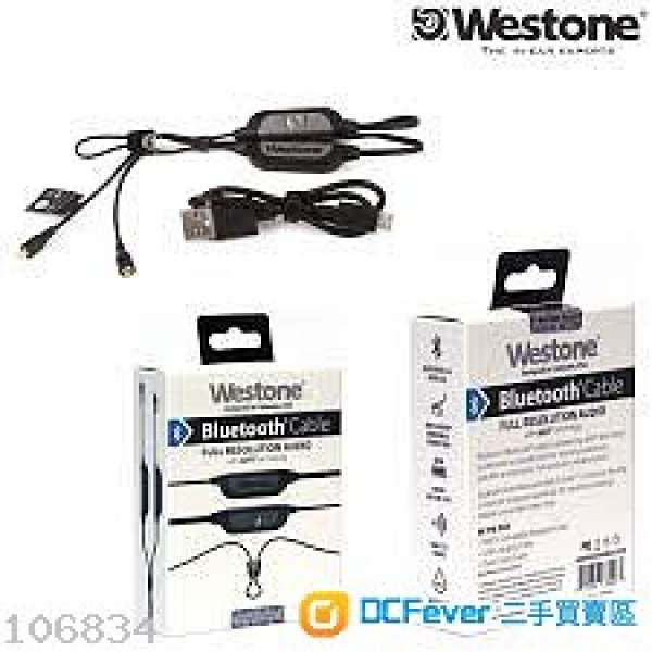 Westone Bluetooth Cable WBT V1  MMCX 90% (不連耳機)
