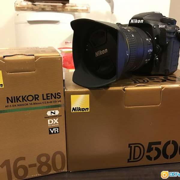 Nikon D500 連16-80 f2.8-4