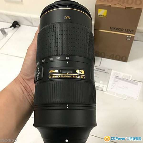 99% 極新 Nikon AFS 80-400 F4.5-5.6ED VR極品天涯長鏡王