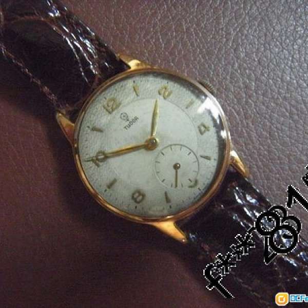 古董錶 細花刁陀小三針 Tudor 375 9k