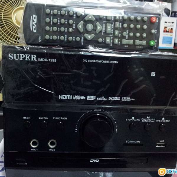 全新型號Super IMDX1299 Micro HIFI DVD-HDMI音響組合
