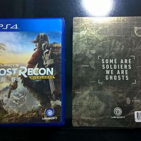 放*(PS4) 鐵盒特別版Tom Clancy's Ghost Recon Wildlands[火線獵殺：野境](齊CODES)