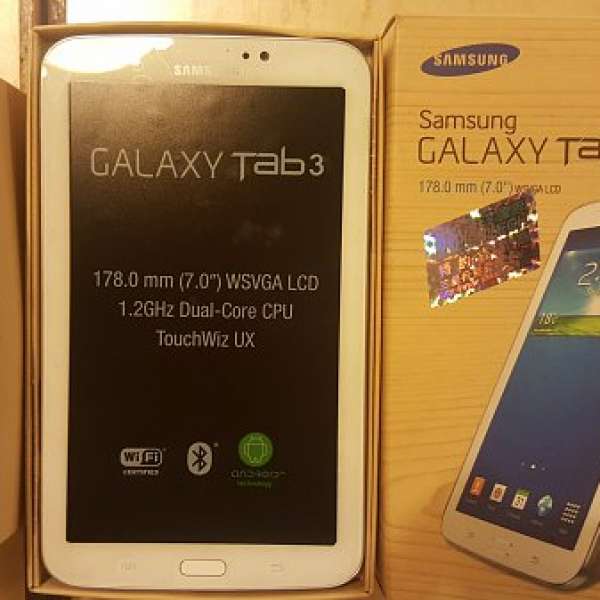 Samsung Galaxy Tab 3  7"平板  (SM-T210) 8GB WIFI 9成新 全套有盒齊件