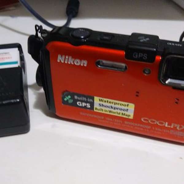 有盒齊配件 Nikon Coolpix AW100 三防相機, 有GPS (包郵)