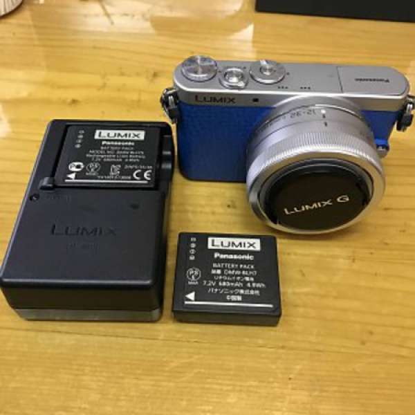 Panasonic GM1s blue 藍色 & 12-32 kit lens (m43, not olympus)