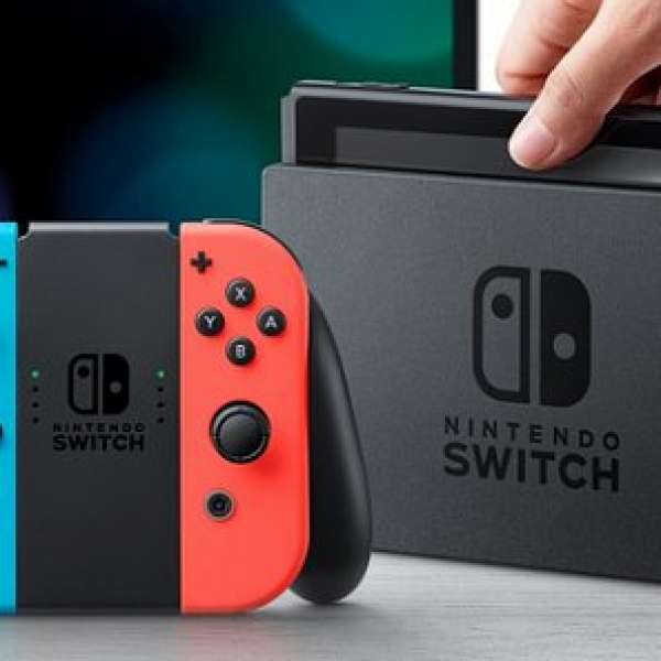 全新港行任天堂Nintendo Switch 閃電紅藍/灰色 + 2隻遊戲 (3/3 豐澤行貨)
